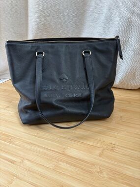 Kate Spade Black Leather Tote